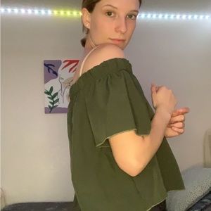 Off the shoulder blouse